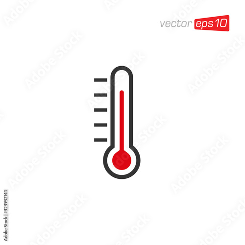 Thermometer Icon Design Vector Illustration