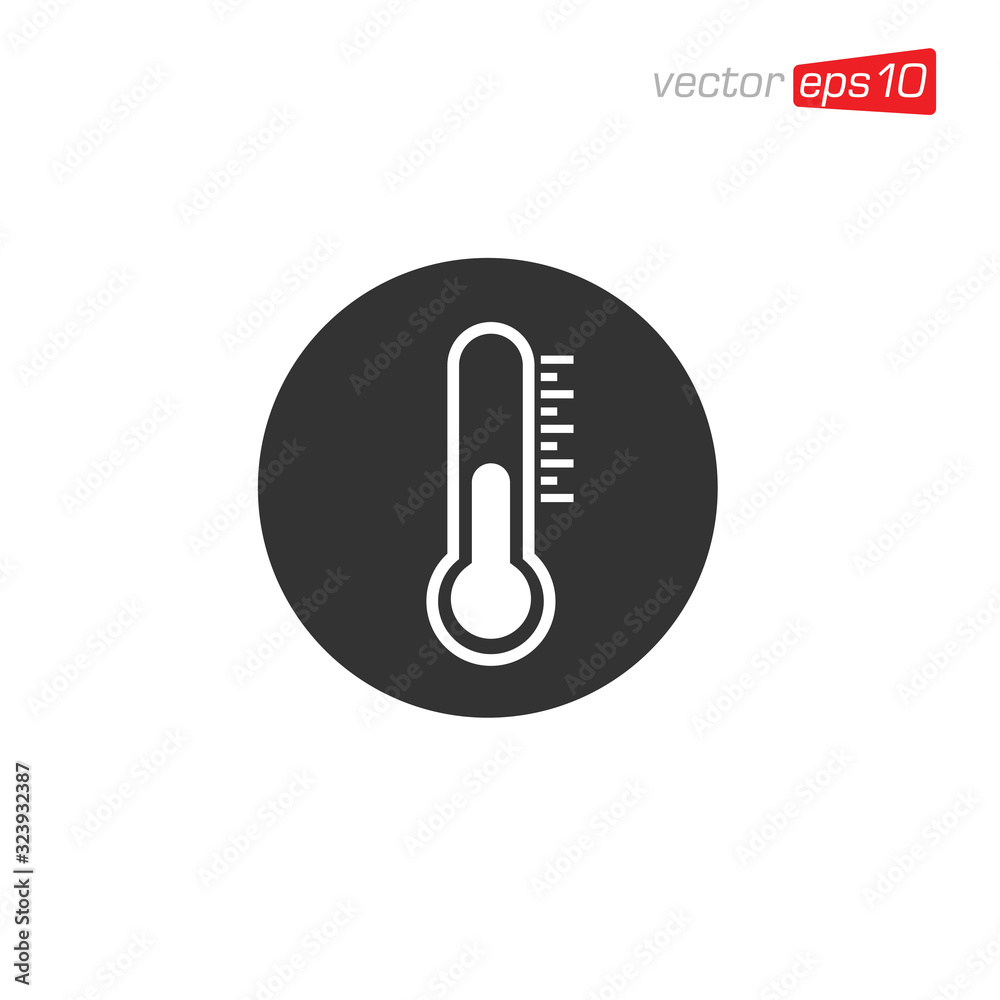 Thermometer Icon Design Vector Illustration Thermometer Icon Design Vector Illustration