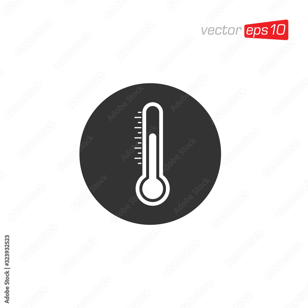 Thermometer Icon Design Vector Illustration Thermometer Icon Design Vector Illustration