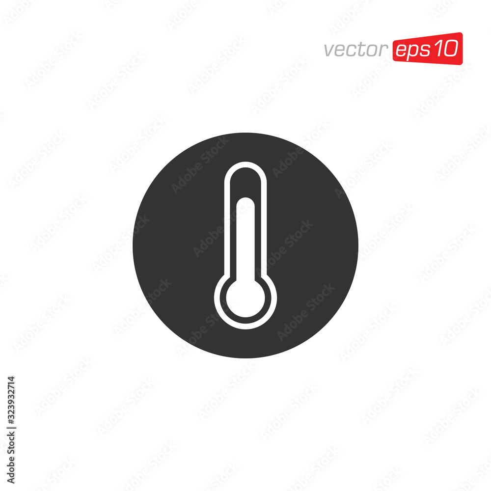 Thermometer Icon Design Vector Illustration Thermometer Icon Design Vector Illustration
