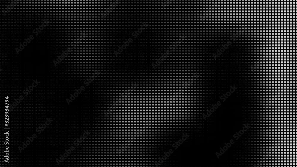 Abstract Halftone Background Patterns Animation/ 4k animation of an abstract halftone textured background with fractal dots patterns and shapes seamless looping