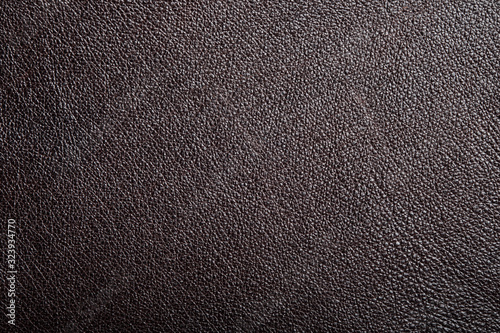 Brown genuine leather texture background