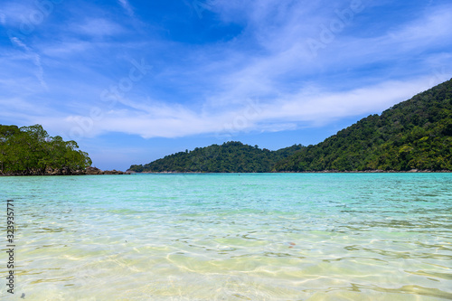 clear sea on Surin Island, Phang Nga Province, Thailand.