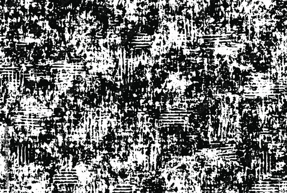 Abstract monochrome dark background of chaotic spots. Overlay template. Vector illustration. Ideas for your graphic design, banner, poster, packaging, for site or more