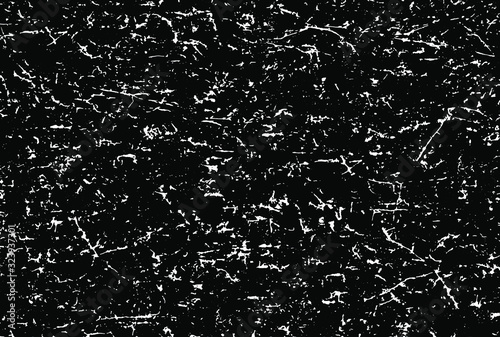 Abstract monochrome dark background of chaotic spots. Overlay template. Vector illustration. Ideas for your graphic design, banner, poster, packaging, for site or more