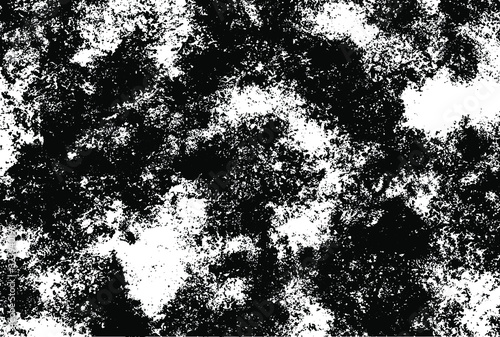 Abstract monochrome dark background of chaotic spots. Overlay template. Vector illustration. Ideas for your graphic design, banner, poster, packaging, for site or more