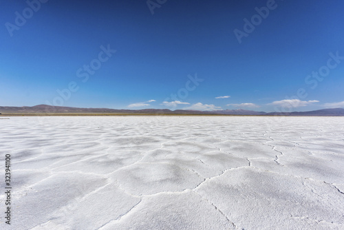 The Salinas Grandes in Jujuy, Argentina. photo