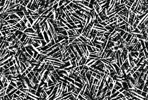 Abstract monochrome dark background of chaotic spots. Overlay template. Vector illustration. Ideas for your graphic design, banner, poster, packaging, for site or more