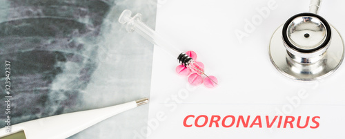 Novel Coronavirus, covid-19, Wuhan virus concept from China photo