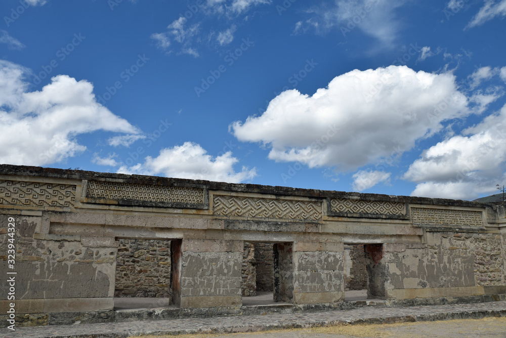 Ruines mixtèques à Mitla, Mexique