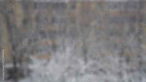 Snowflakes Slowmotion Snow Winter Snowfall Frost Snowy