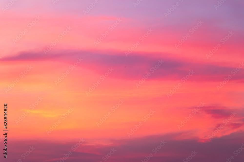 Beautiful color light sky with cloud background from sunset Beautiful color light sky with cloud background from sunset