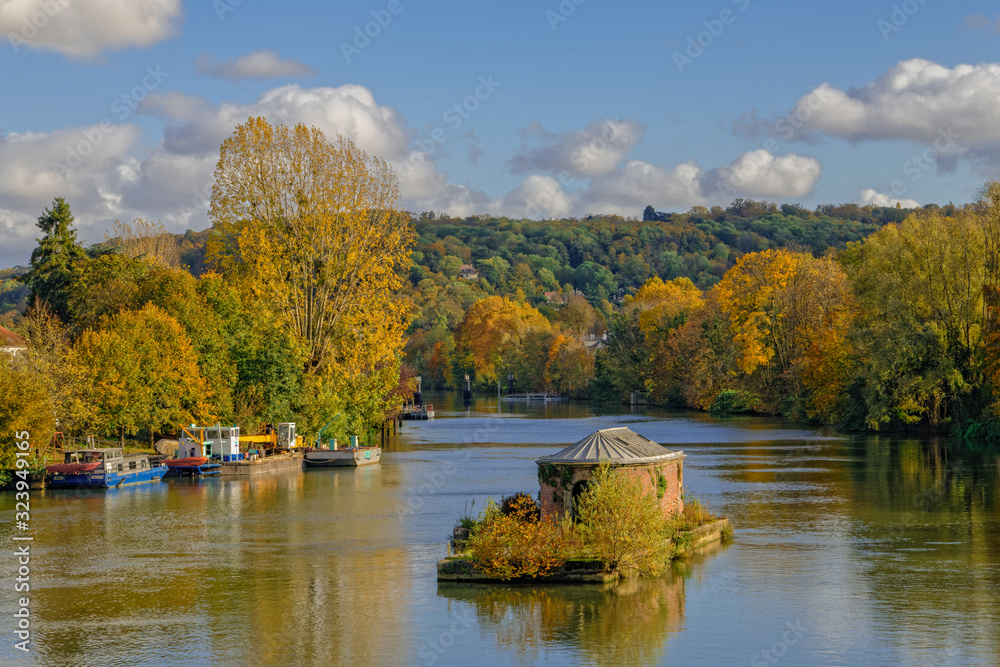 River Seine in autumn