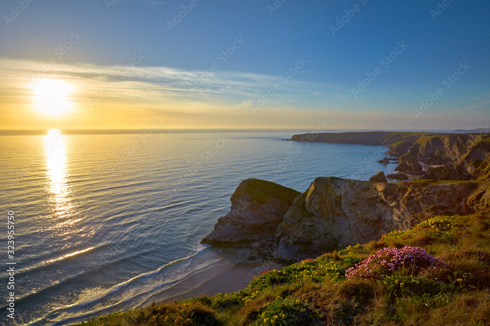 Frühling an Cornwalls Küste