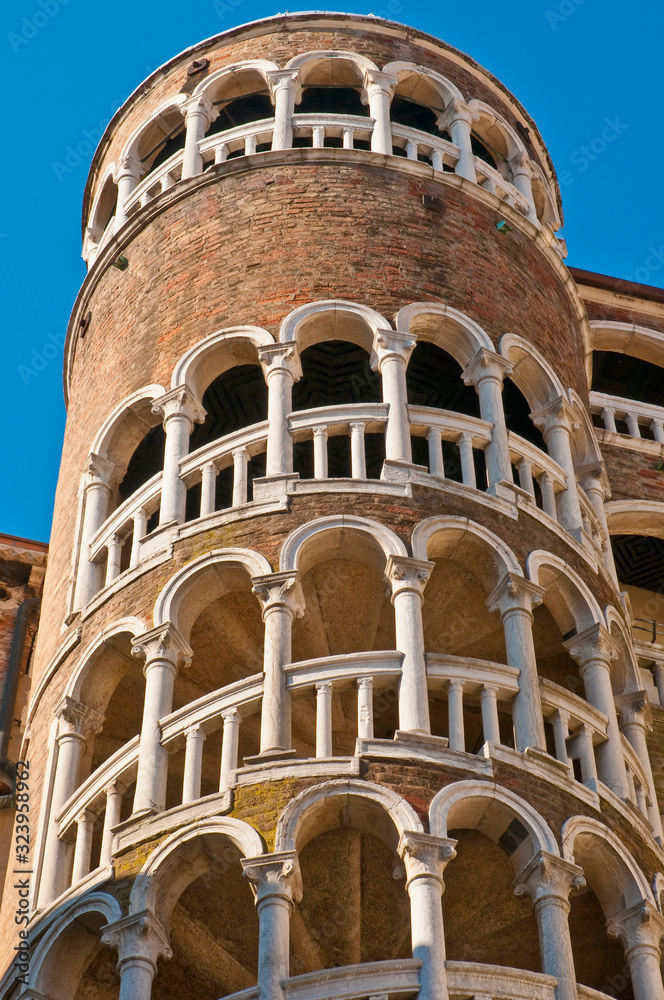 Contarini del Bovolo Palace at Venice, Italy