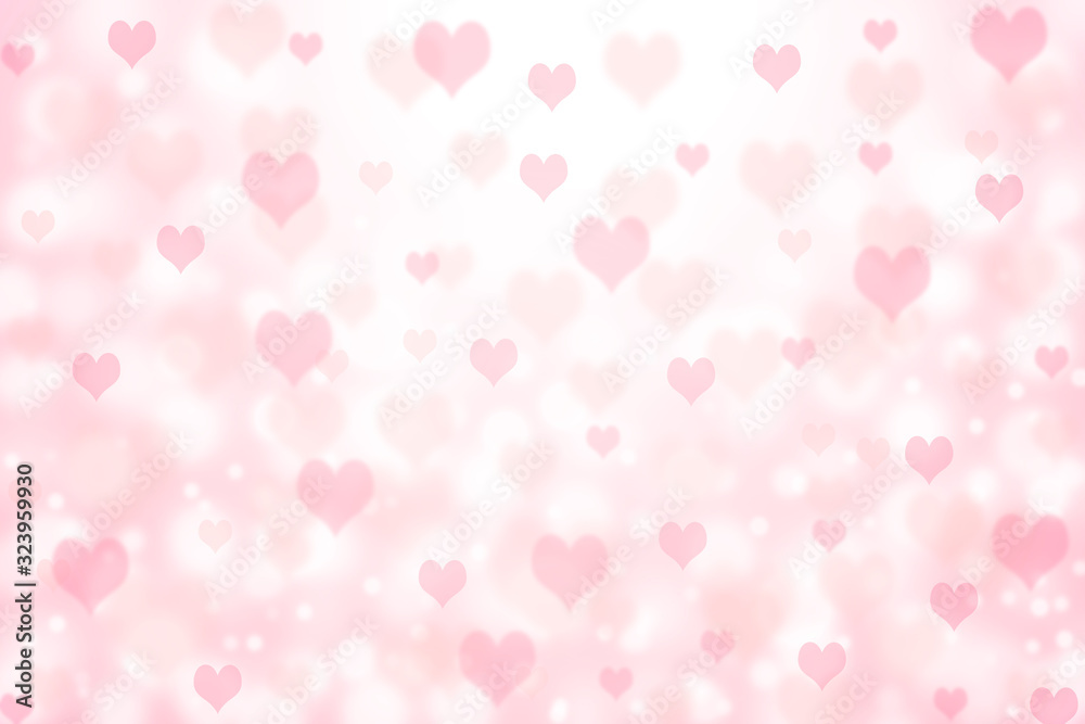 heart shape with bokeh background
