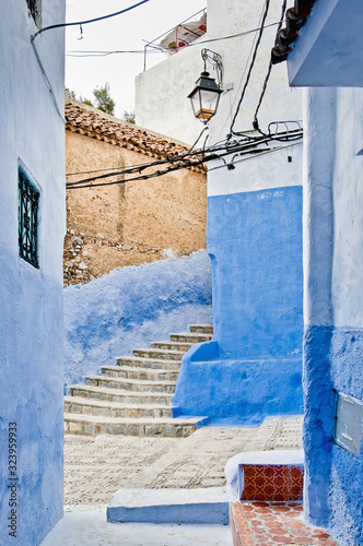 City streets of Chefchaouen, Morocco © Anibal Trejo