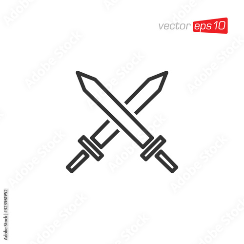 Sword Icon Design Vector Illustration