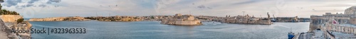 Fototapeta Naklejka Na Ścianę i Meble -  Three Cities as seen from Valletta, Malta
