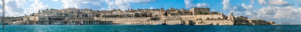 Valletta south waterfront in Malta