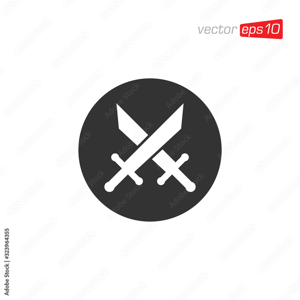 Sword Icon Design Vector Illustration Sword Icon Design Vector Illustration