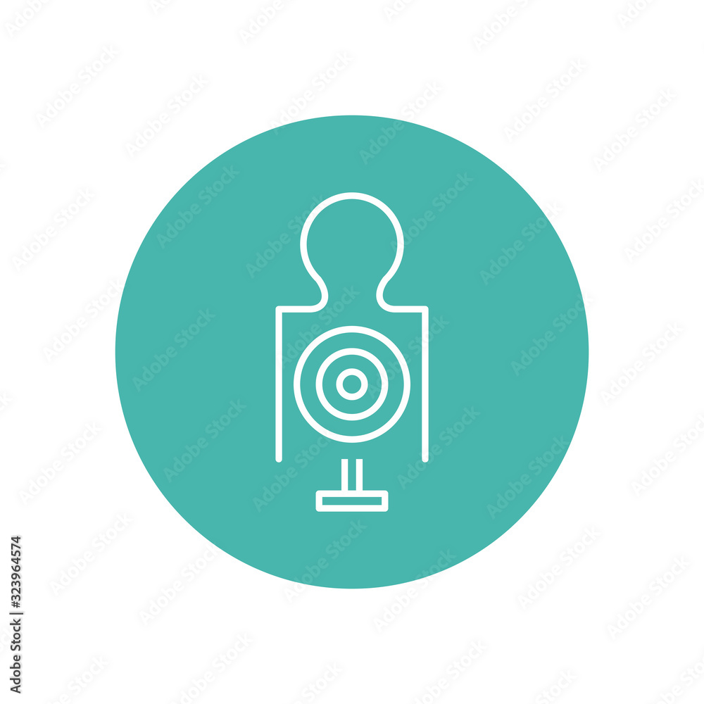 target military force line block style target military force line block style