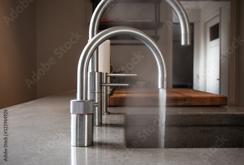 boiling water tap in kitchen