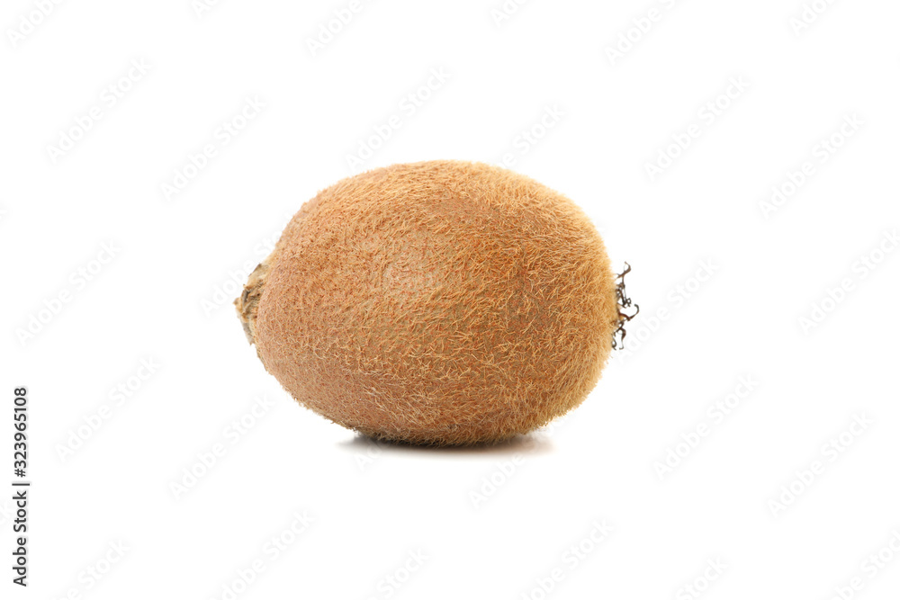 Fototapeta premium Ripe fresh kiwi isolated on white background