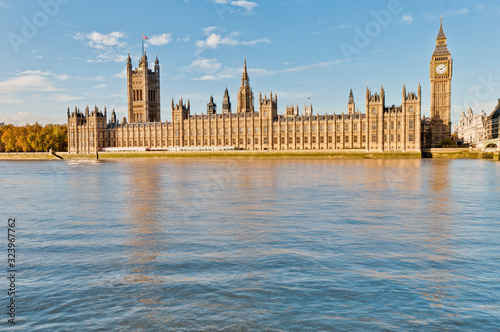 Houses of Parliament at London, England