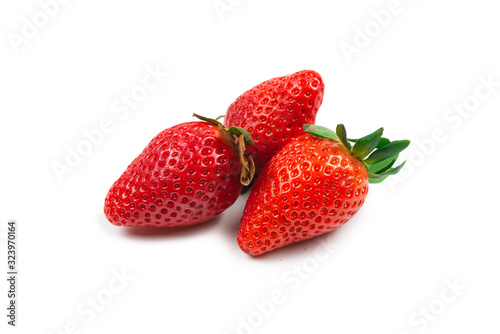 Wallpaper Mural Strawberry. Fresh berries macro. Torontodigital.ca