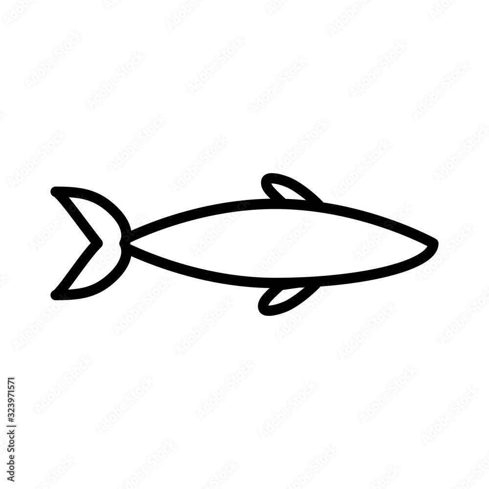 Isolated shark silhouette style icon vector design Isolated shark silhouette style icon vector design
