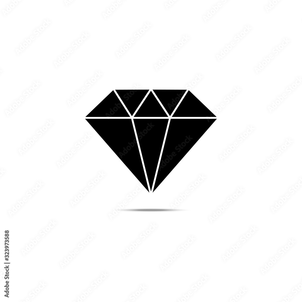 solid icons for Diamond,vector illustrations solid icons for Diamond,vector illustrations