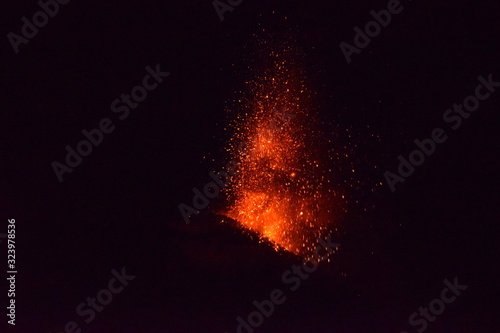 Acatenango Volcano Eruption - Guatemala 