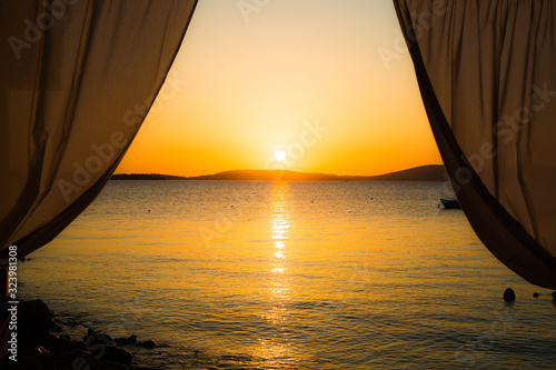 Fotografie Sonnenuntergang Hochzeit am Meer