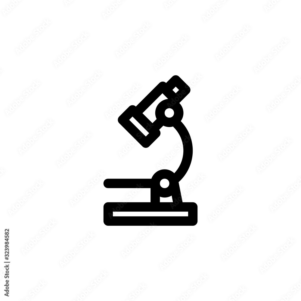 Microscope for Research in Laboratory University Education Icon Microscope for Research in Laboratory University Education Icon