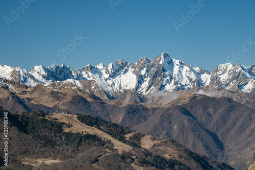 French Pyrenees mountains Ariege