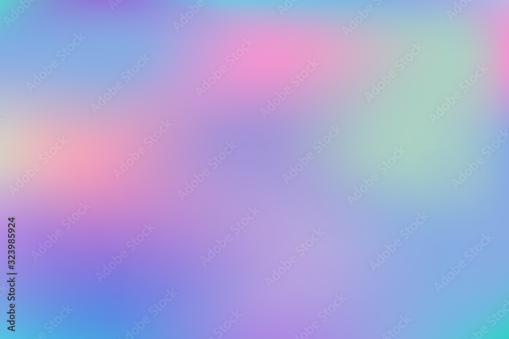 Blurred gradient mesh