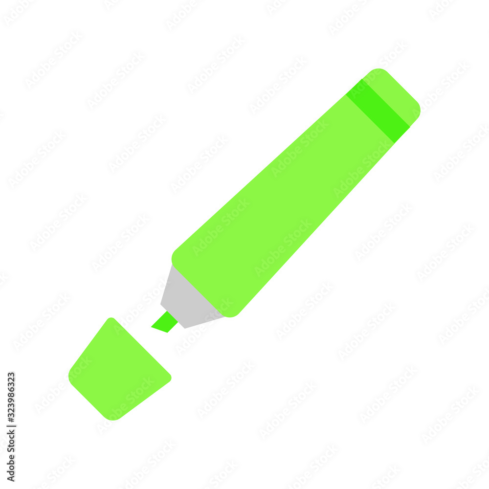 Vector simple icon of marker. Modern concept design. Isolated vector sign symbol Vector simple icon of marker. Modern concept design. Isolated vector sign symbol