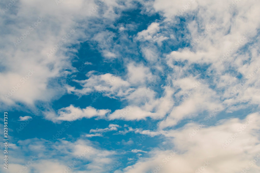 Obraz premium Frowning clouds in the evening sky