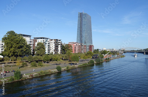 Main und EZB in Frankfurt