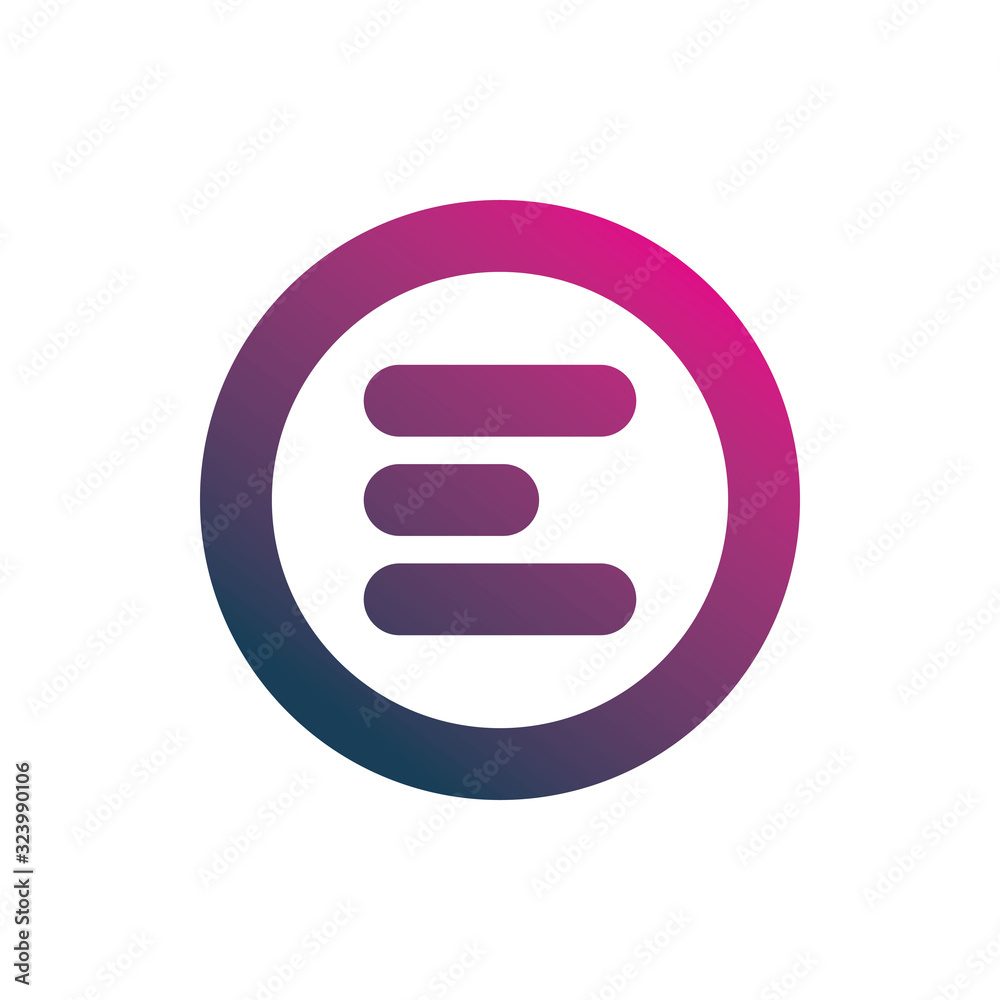 circle color line letter e logo design circle color line letter e logo design