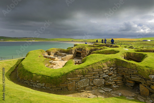 Skara Brae was inhabited for several centuries – Part of the Heart of Neolithic Orkney – UNESCO World Heritage Site, Scotland, UK