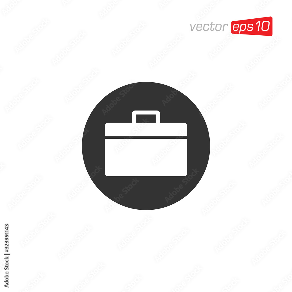 Suitcase and Bag Icon Design Vector Suitcase and Bag Icon Design Vector