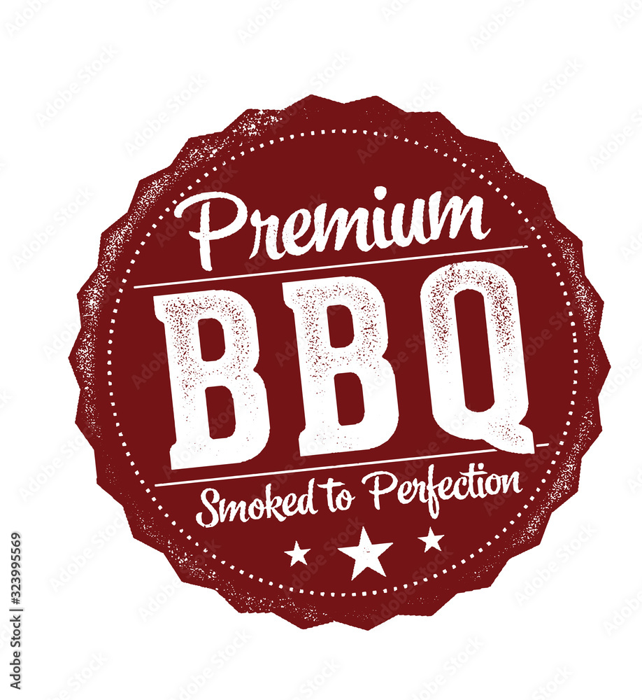 Premium BBQ Meat Smoked to Perfection Sign Premium BBQ Meat Smoked to Perfection Sign
