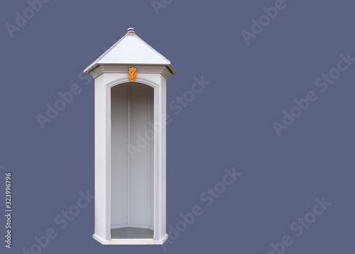 Sentry-box for the royal guards.