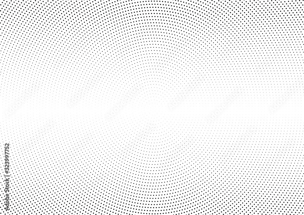 Abstract halftone dotted background. Monochrome pattern with dot and circles.  Vector modern futuristic texture for posters, sites, business cards, postcards, interior design, labels and stickers.