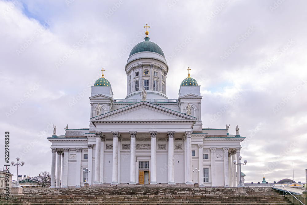 Cathedral on Senate Square Helsinki Architecture
