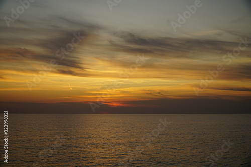 sunset over the sea © douwe@sea