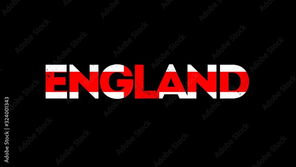 England Intro Draw Logo Animation + Alpha Channel England Intro Draw Logo Animation + Alpha Channel