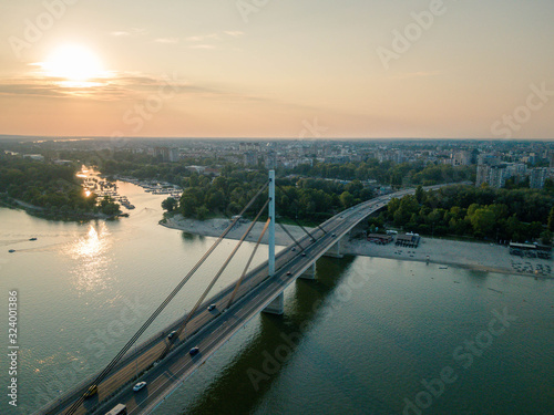 Liberty bridge in Novi Sad
